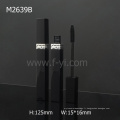 Elegant Square Black Slim Empty Mascara Tube